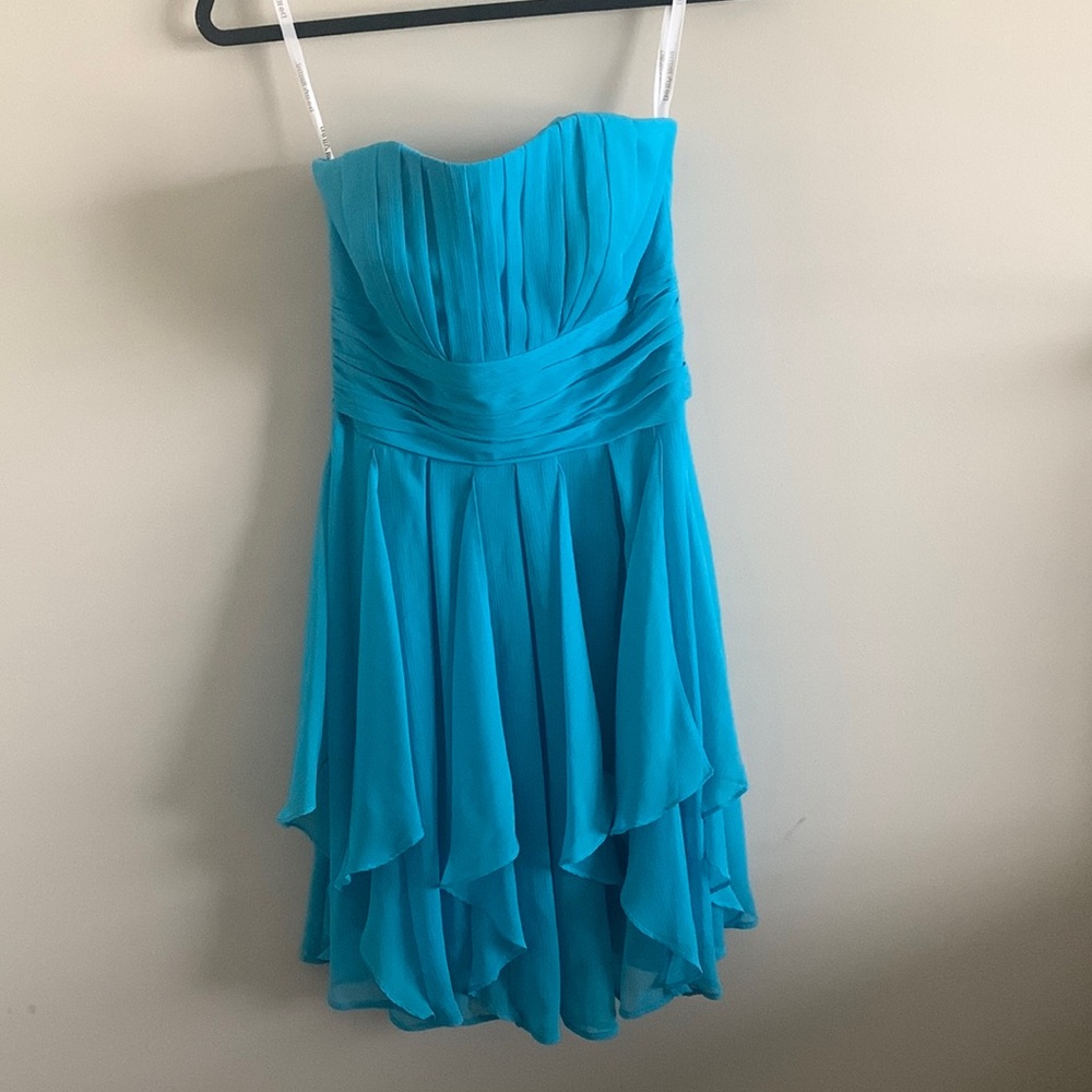 David’s Bridal strapless dress size 2